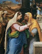Sebastiano del Piombo Visitation oil on canvas